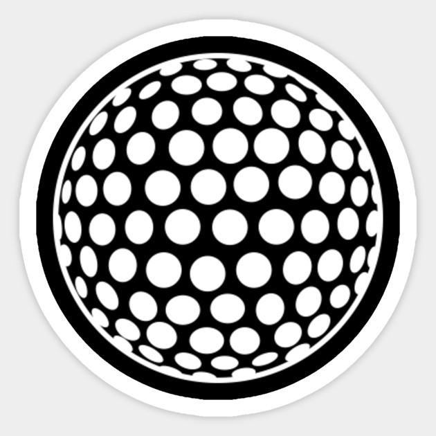 minimal white golf ball